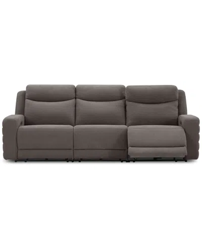Macy's Kristyan 3-pc. Fabric Sofa With 2 Power Recliners, Exclusively At