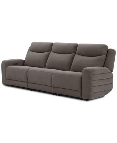 Macy's Kristyan 3-pc. Fabric Sofa With 2 Power Recliners, Exclusively At