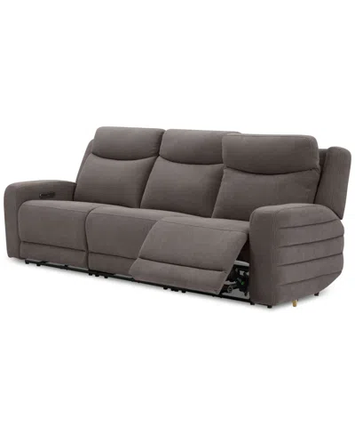 Macy's Kristyan 3-pc. Fabric Sofa With 2 Power Recliners, Exclusively At