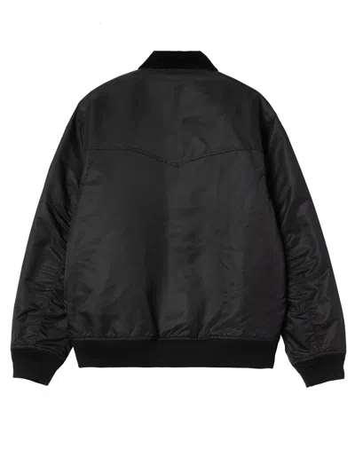 Carhartt Sante Fe Alumni Quilted Zip Up Jacket In Blue