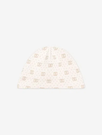 Dolce & Gabbana Baby Dg Jacquard Romper Set In Gray