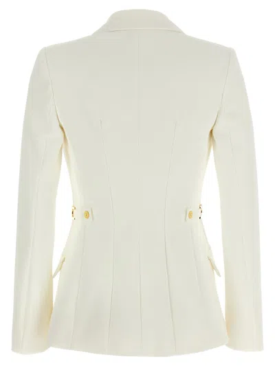 Elisabetta Franchi Single-breasted Blazer In White