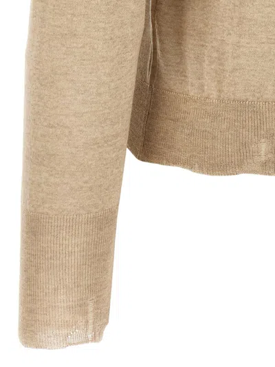 Golden Goose Dilara Turtleneck Sweater In Brown