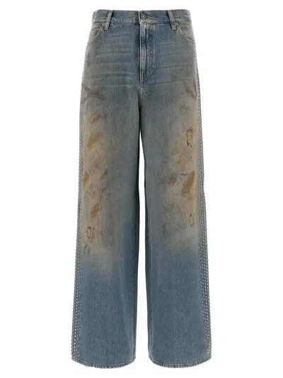 Golden Goose Distressed-effect Jeans In Blue