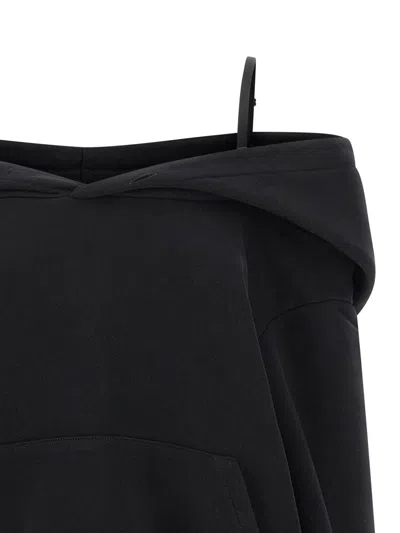 Mm6 Maison Margiela Mm6 By Maison Margiela Off-the-shoulder Cotton Sweatshirt