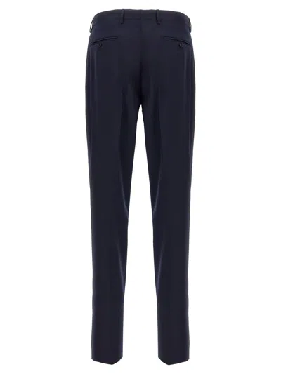 Tagliatore Notch Lapel Single Breasted Suit Dress In Blue