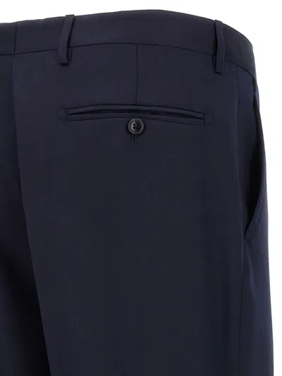 Tagliatore Notch Lapel Single Breasted Suit Dress In Blue