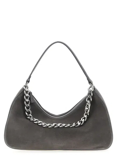 Twinset Liliane Medium Shoulder Bag In Gray
