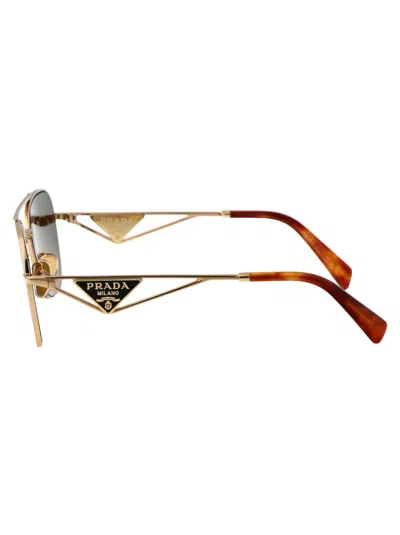 Prada Symbole Round Women's Sunglasses, Pr A50s In Green