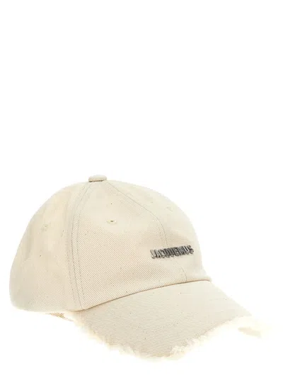Jacquemus La Casquette Artichaut Cap In White