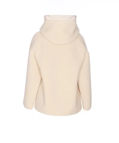 Pinko White Polyester Clothing Jackets In Gold