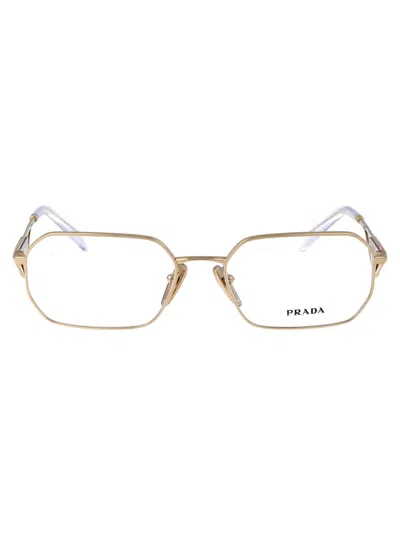 Prada 0pr A53v Glasses In Gold