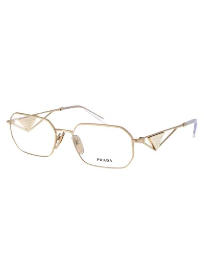 Prada 0pr A53v Glasses In Gold