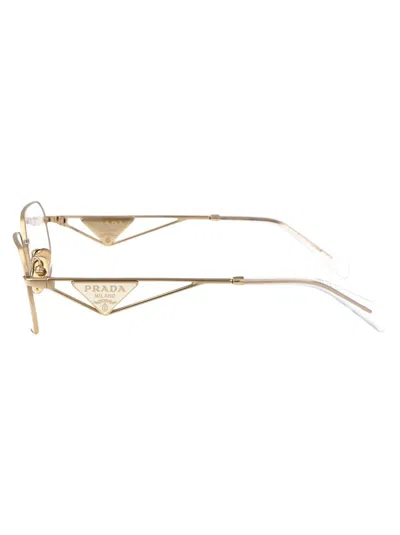 Prada 0pr A53v Glasses In Gold