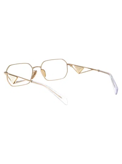 Prada 0pr A53v Glasses In Gold