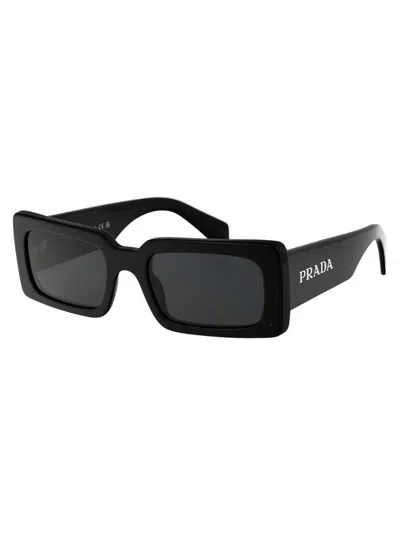 Prada 0pr A07s Sunglasses In Black