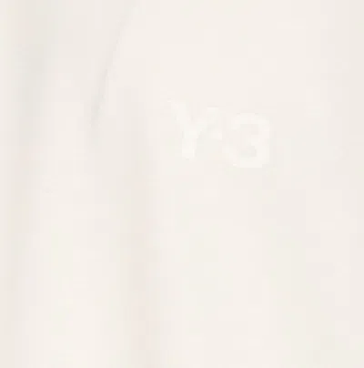 Y-3 Logo Motif T-shirt In White