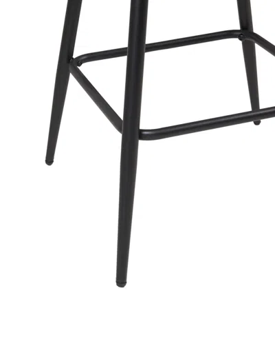 Ink+ivy 17.5" Wide Faux Leather Adams Swivel Counter Stool