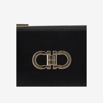 Ferragamo Gancini Zip-around Wallet