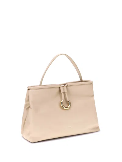 Coccinelle Lisbet Shoulder Bag In Nude