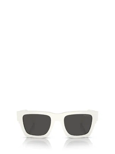 Prada Square Frame Sunglasses Sunglasses In White