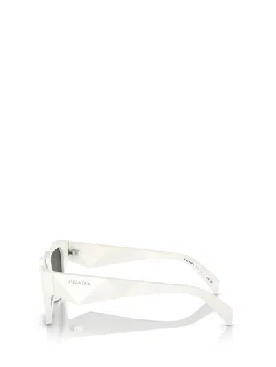 Prada Square Frame Sunglasses Sunglasses In White