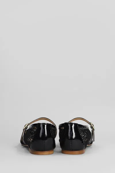 Fabio Rusconi Ballet Flats In Black Leather