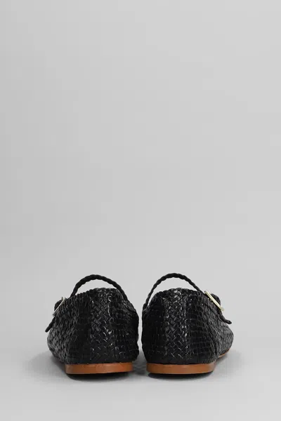 Fabio Rusconi Ballet Flats In Black Leather