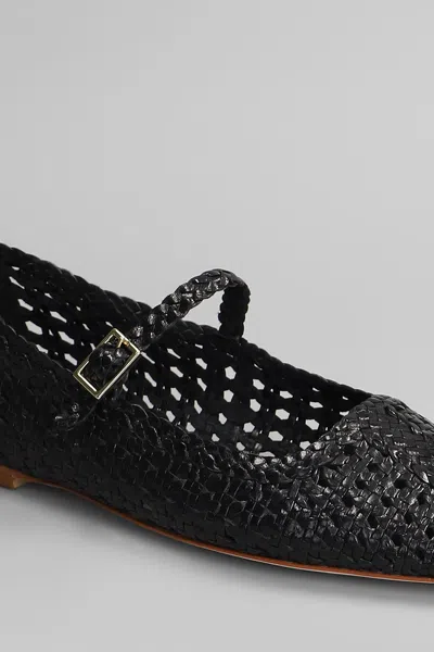 Fabio Rusconi Ballet Flats In Black Leather