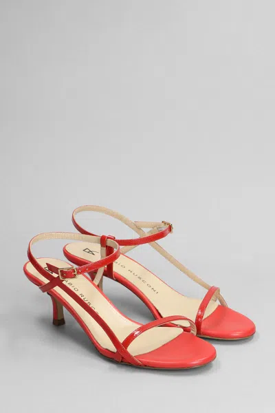 Fabio Rusconi Sandals In Red Patent Leather