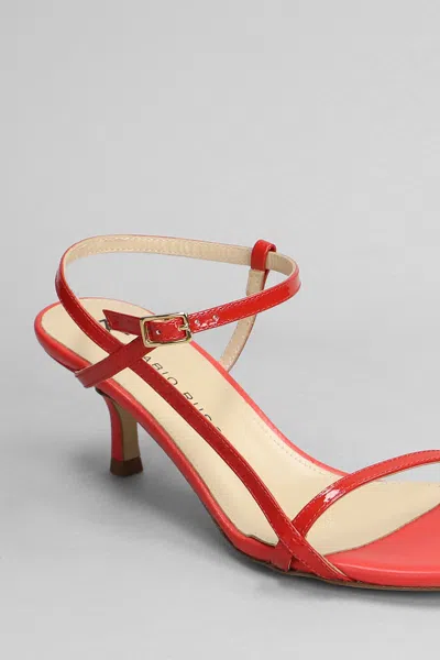 Fabio Rusconi Sandals In Red Patent Leather