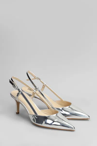 Fabio Rusconi Pumps In Silver Leather In Silver