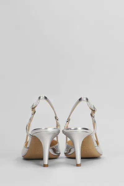 Fabio Rusconi Pumps In Silver Leather In Silver