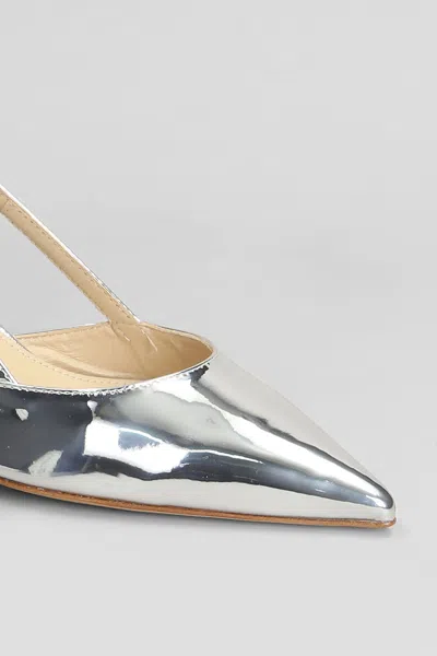 Fabio Rusconi Pumps In Silver Leather In Silver