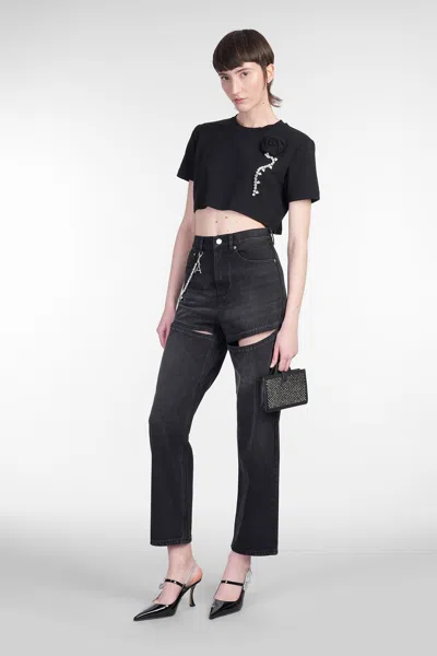 Area Jeans In Black Denim In Black