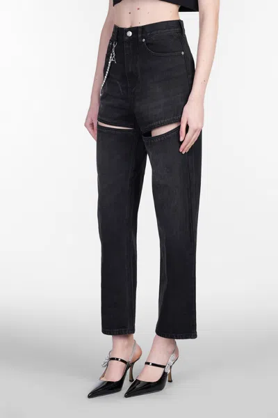 Area Jeans In Black Denim In Black