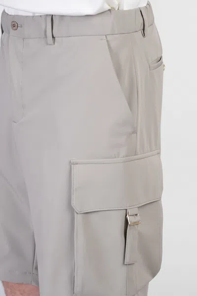 Briglia 1949 Tocqp Shorts In Taupe Polyamide In Gray