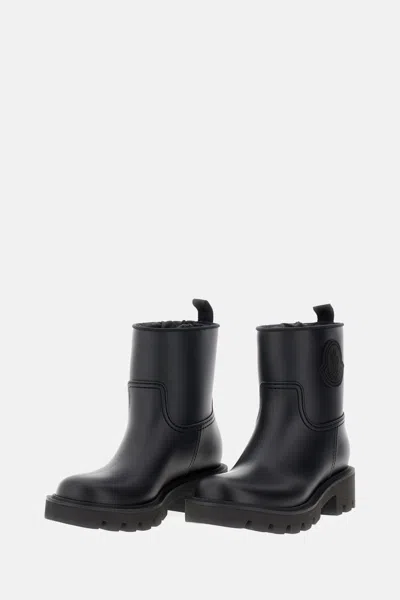 Moncler Rain Boots In Black