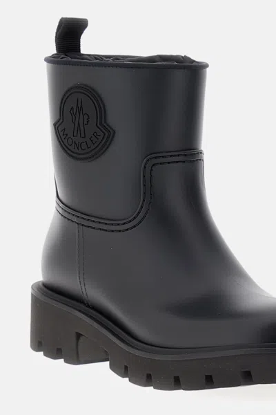 Moncler Rain Boots In Black