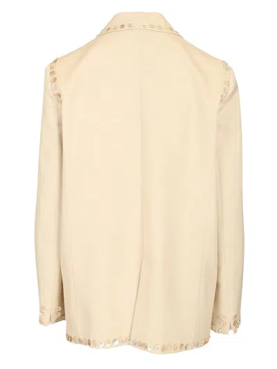 Forte Forte Embroidered Sand Blazer