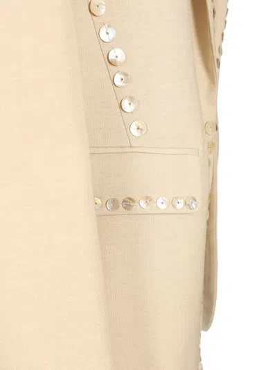 Forte Forte Embroidered Sand Blazer