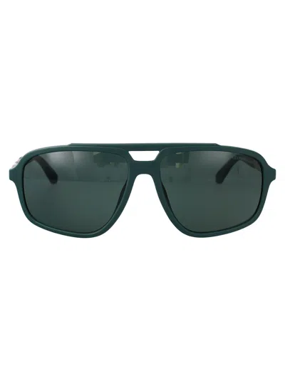 Emporio Armani Aviator Sunglasses 0 Ea4236 U 619071 In Green
