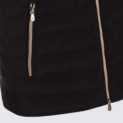 Brunello Cucinelli Quilted High Collar Sleeveless Vest With Side Zip Pockets In Black