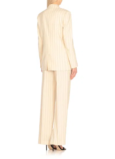 Pt Torino Embroidered Linen Blend Blazer
