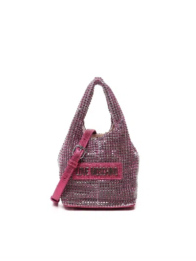 Love Moschino Mini Bag With Sparkling Rhinestones