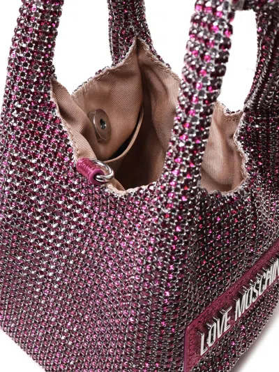 Love Moschino Mini Bag With Sparkling Rhinestones