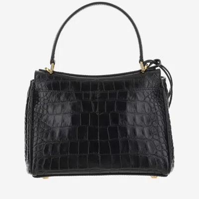 Balenciaga Black Leather Mini Rodeo Handbag