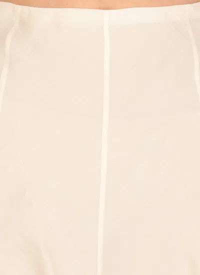 Khaite Lenno Flared Hem Midi Skirt