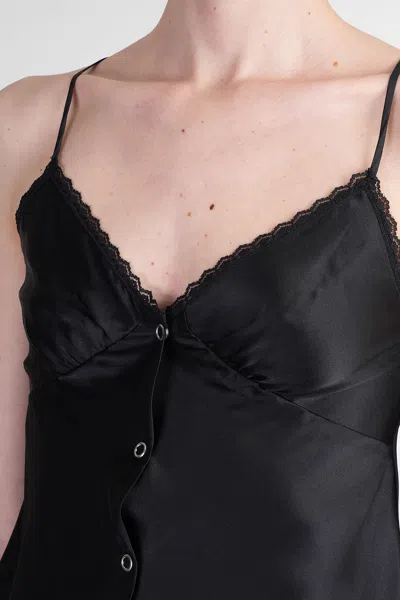 Alexander Wang Silk Charmeuse Camisole In Black