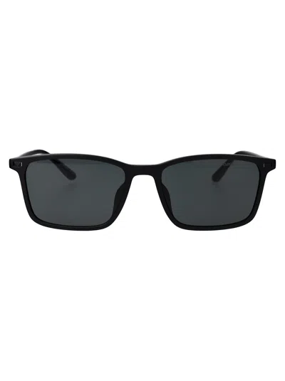 Emporio Armani Matte Black Injected Sunglasses